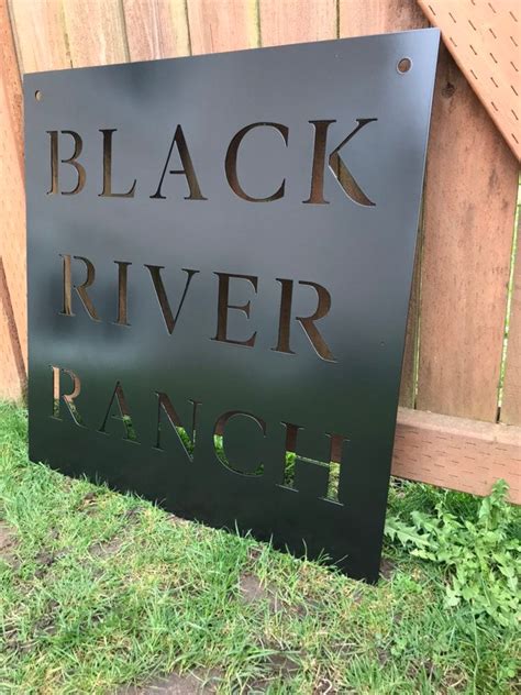 Custom metal ranch entrance sign personalized – SJP Metal Works, LLC