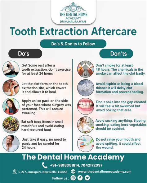 Tips!! Importance of giving the right Post operative instructions after tooth extraction is done ...