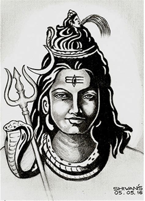 Pencil Drawing Of Shiva : Lord Shiva Coloring Pages | Bodenewasurk