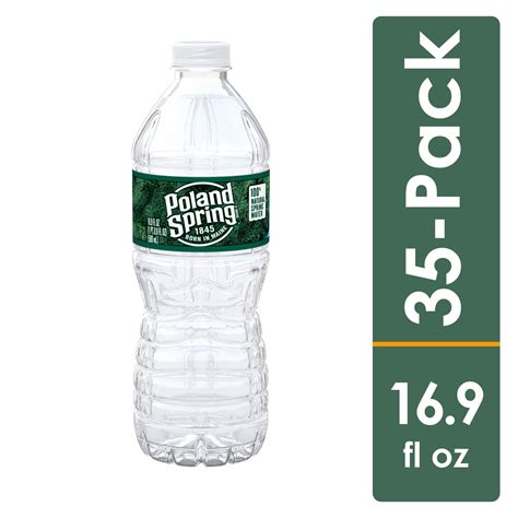 Poland Spring Water Bottle Label