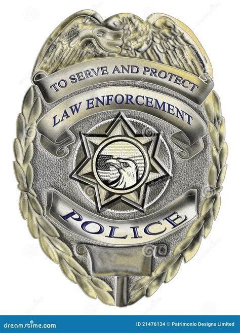 Sheriff Law Enforcement Police Badge Stock Images - Image: 21476134