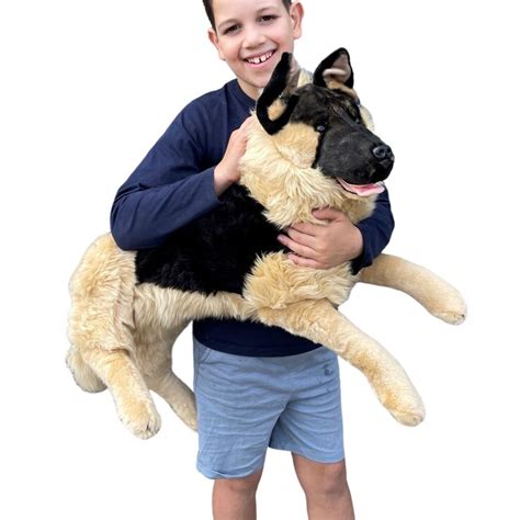 German Shepherd Alsation| Kaiser|Extra Large|Stuffed Animal|Soft Plush Toy |64cm| Bocchetta