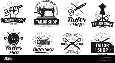 Tailor logo hi-res stock photography and images - Alamy