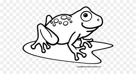 Frog Black And White Frogs Clip Art Waving Frog Vector - Frog Clipart Black And White - Free ...