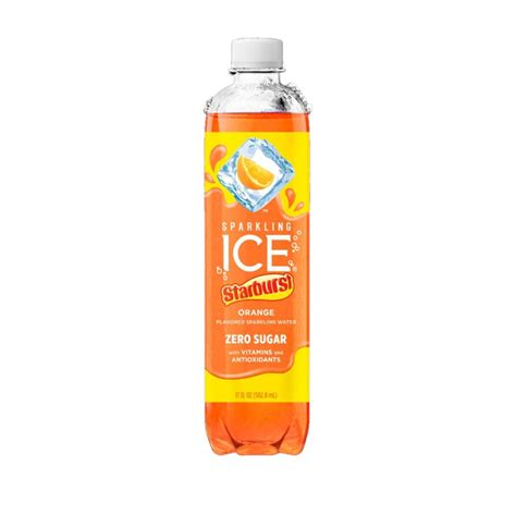 Starburst Sparkling Ice Water - Orange, 17 oz. | Rural King