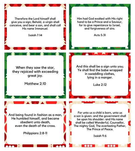 7 Best Images of Free Printable Christmas Bible Verses - Bible Verse Printables Free, Christmas ...