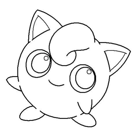 Cute Jigglypuff Coloring Pages Coloring Pages