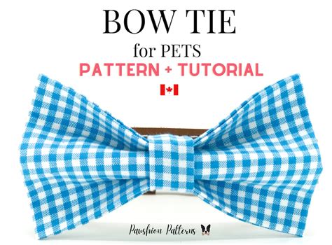 Dog Bow Tie Sewing Pattern