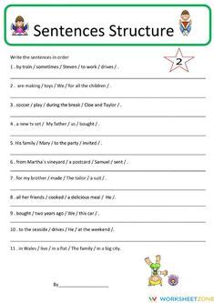 Free sentence pattern worksheet high school, Download Free sentence pattern worksheet high ...