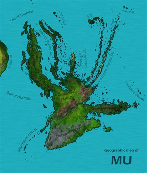 Mu, based on the sunken continent of Zealandia, by rubberduck3y6 : r/imaginarymaps