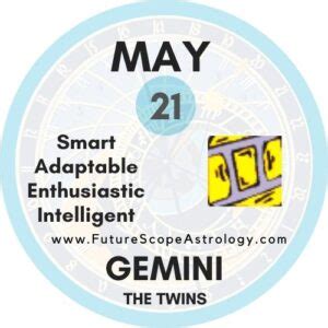 May 21 Zodiac (Gemini) Birthday: Personality, Birthstone, Compatibility - FutureScopeAstro