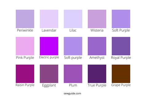 Purple Color Names