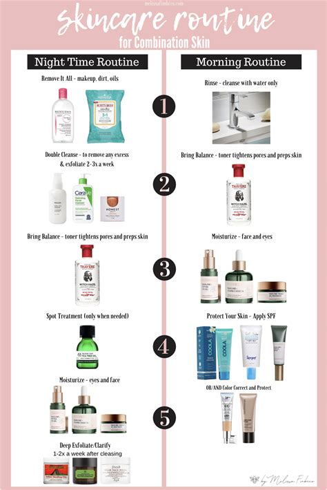 Skincare Routine for Combination Skin | Face skin care routine, Skin care routine 30s, Oily skin ...