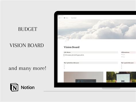 Minimalist Notion Template - Etsy