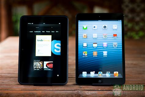 Apple iPad mini vs Amazon Kindle Fire HD