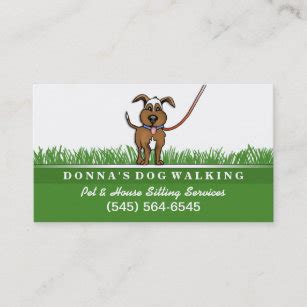 Dog Walking Business Cards & Templates | Zazzle