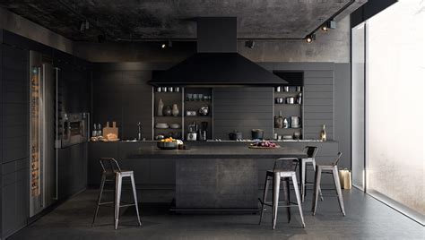 Types of Luxury Dark Kitchen Designs Completed With Modern and Stylish Decorating Ideas - RooHome