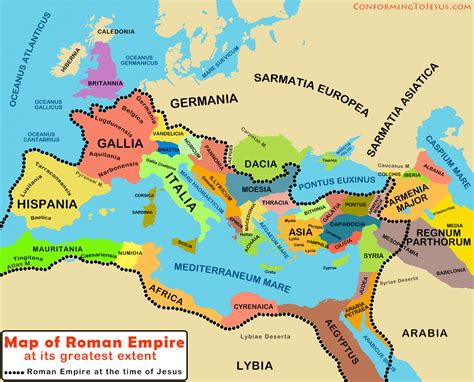 Roman Empire Map At Its Height