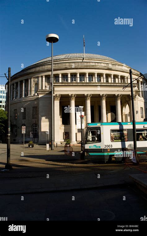 Central Reference Library in St Peter's Square Manchester Stock Photo - Alamy