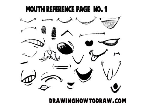 How To Draw Caricatures Mouth