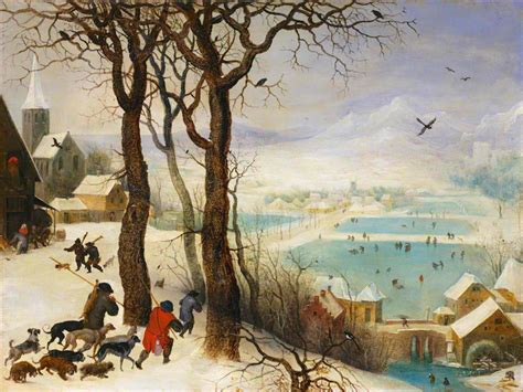 Hunters in the Snow (after Pieter Bruegel the Elder) - Pieter Brueghel the Younger - WikiArt.org