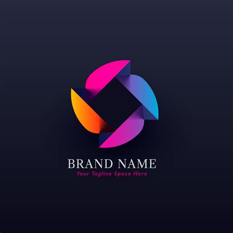 abstract colorful concept logo design vector - Download Free Vector Art, Stock Graphics & Images