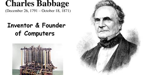 😎 Babbage inventions. Charles Babbage and the Analytical Engine. 2019-01-25