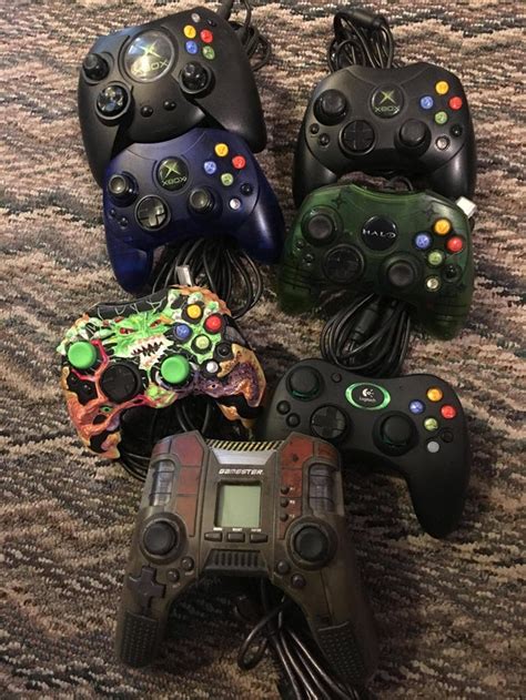 My original xbox controller collection : originalxbox