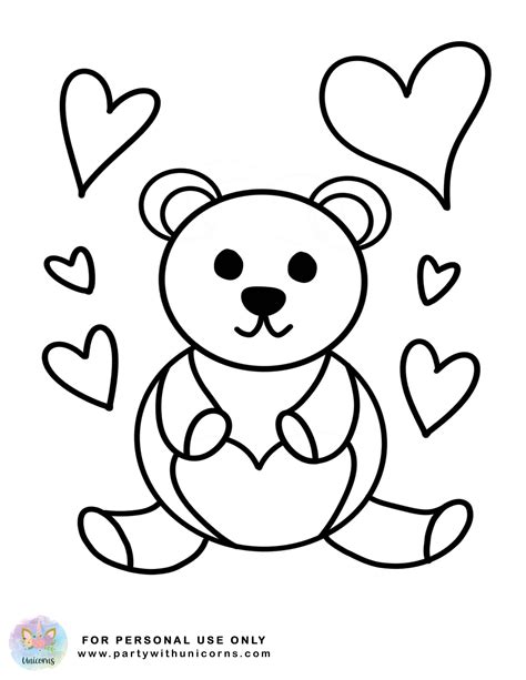 Valentines Coloring Pages - Free Coloring Pages for Kids