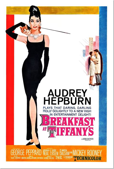 Breakfast at Tiffany's Audrey Hepburn Movie Poster - Etsy | 映画 ポスター, オードリー・ヘップバーン, ヴィンテージ映画