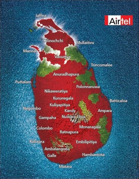 MARKET N MARKETING: GSM Coverage Map and Network Information-2010 (SRI LANKA)