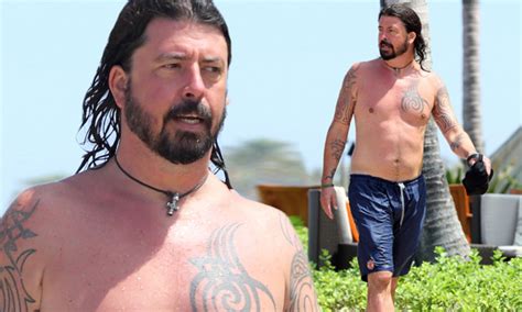 Dave Grohl Neck Tattoo