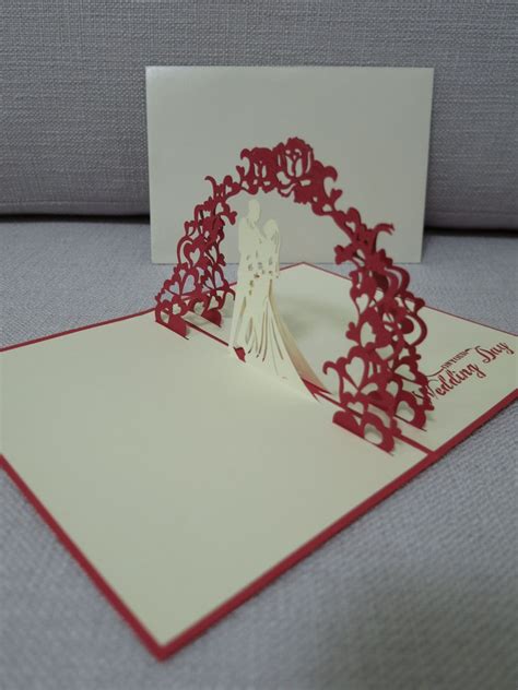 3D Pop Up Wedding Card - Wedding Card - Pop Up Card for Wedding Pop Up Card Template Free | Pop ...