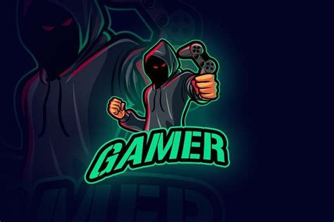 Hoodie Gamer Logo, a Branding & Logo Template by Suhandi | Game logo, Game logo design, Logo design