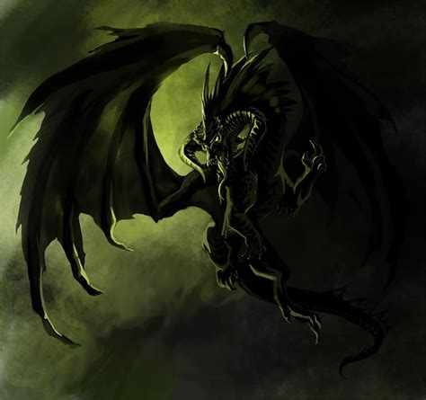 Black dragon D&D | Dragões, Criaturas estranhas, Criaturas