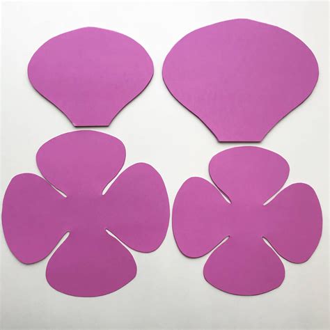 Large Flower Stencils Templates