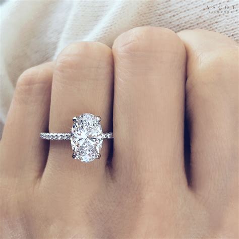 2 ct Oval Diamond Solitaire Engagement Ring – Ascot Diamonds