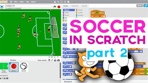 Advanced Scratch Tutorial: Making a Soccer Game | Part 2 - YouTube