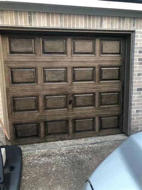 Create a Faux Wood Garage Door - DIY! | Hometalk