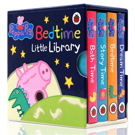 Peppa pig bedtime story peppa pig Bedtime Little Library original English picture book ...