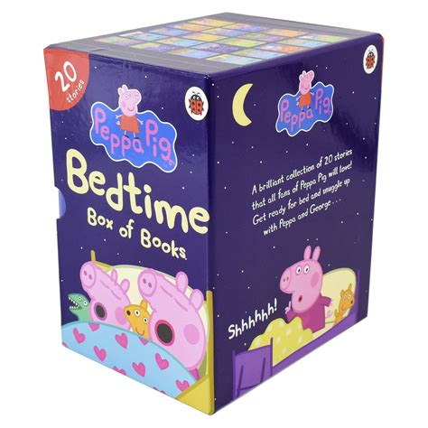 Peppa Pig Bedtime Stories 20 Hardback Books Box Set By Ladybird - Ages — Books2Door