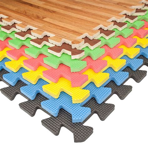 Eva Soft Foam Floor Mats Interlocking Gym Kids Exercise Play Mat Office Garage | eBay