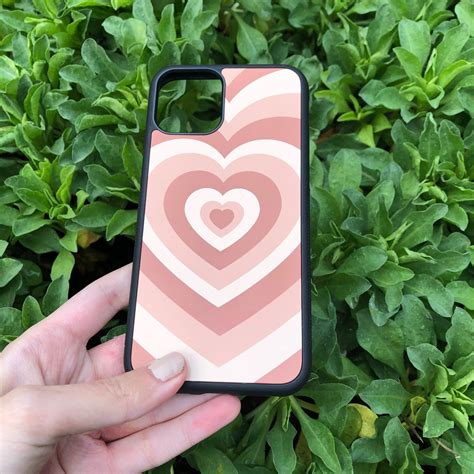 Hearts phone cases available in iPhone and android | Etsy