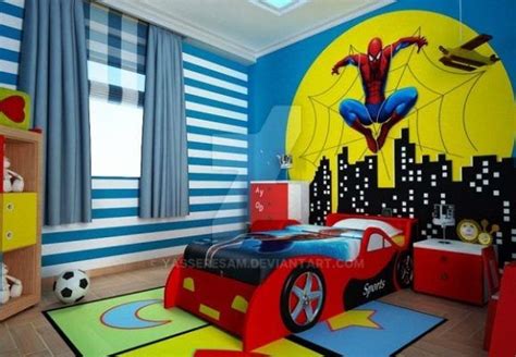 34 Fascinating Superhero Theme Bedroom Decor Ideas - PIMPHOMEE