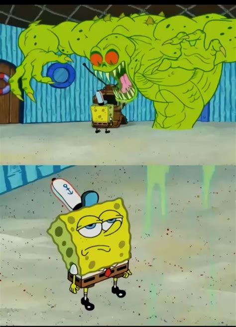 blank-meme-template-spongebob-meets-flying-dutchman-monster-meme-2 - Comics And Memes