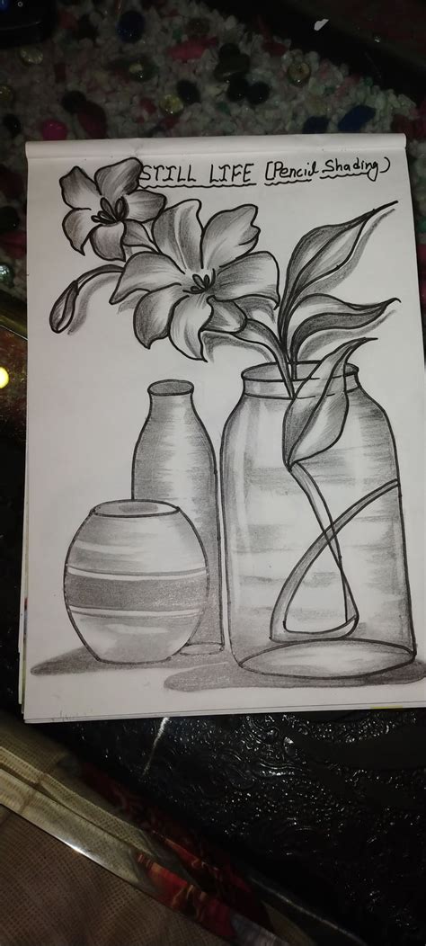 Pencil shading drawing/ still life drawing | Still life drawing, Shading drawing, Easy face mask diy