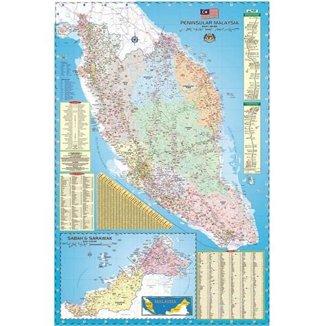 Malaysia Road Map & Highway Guide – Orient Treasure Trading Sdn Bhd