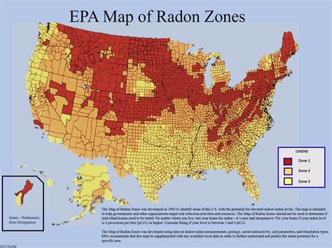 Radon Gas Map Us