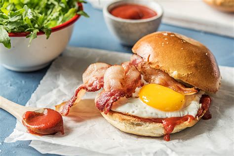 Bacon, Egg, and Cheese on Brioche Recipe | HelloFresh