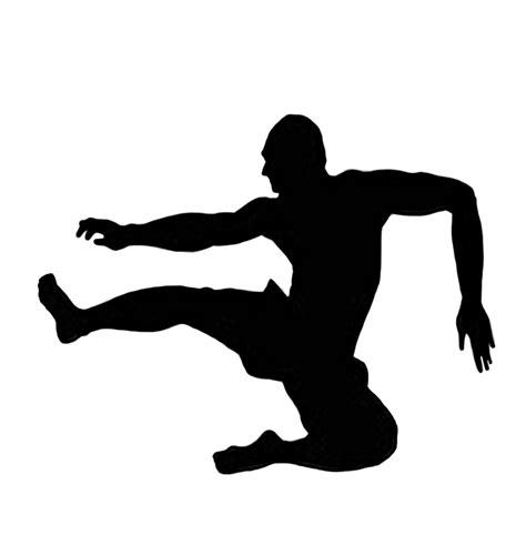 Athletics Clipart Black And White